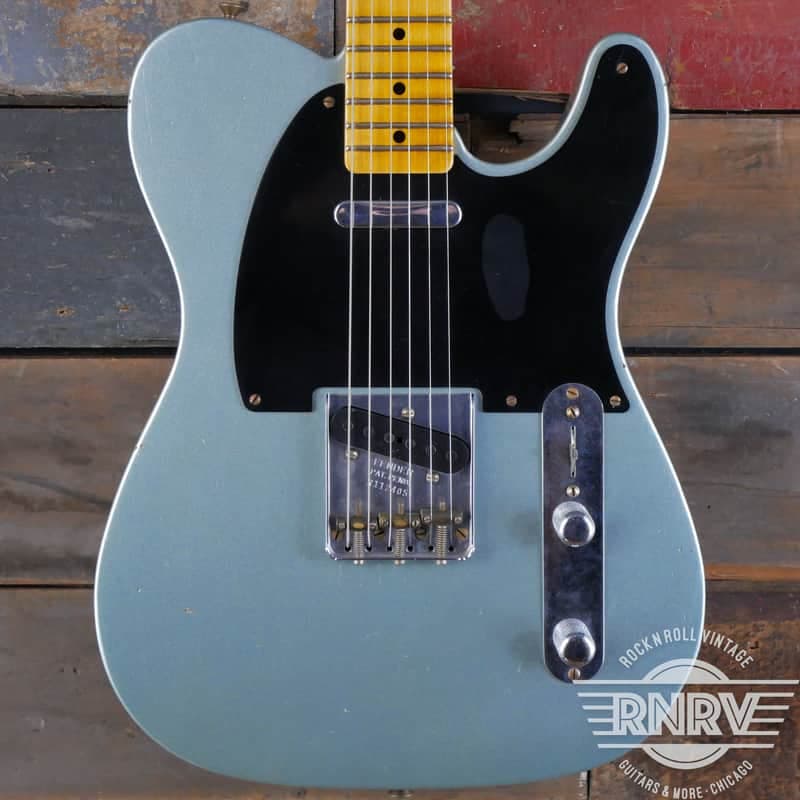 Fender Custom Shop '52 Reissue Telecaster Journeyman Relic - 2021 - Ice Blue Metallic