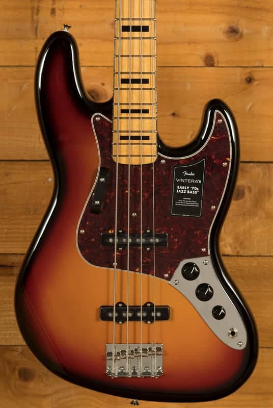 Fender Vintera III Early '70s Jazz Bass - Rosewood - 3-Colour Sunburst *B-Stock*