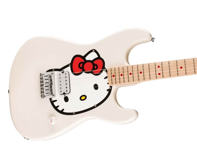 Fender Squier Hello Kitty Stratocaster - White