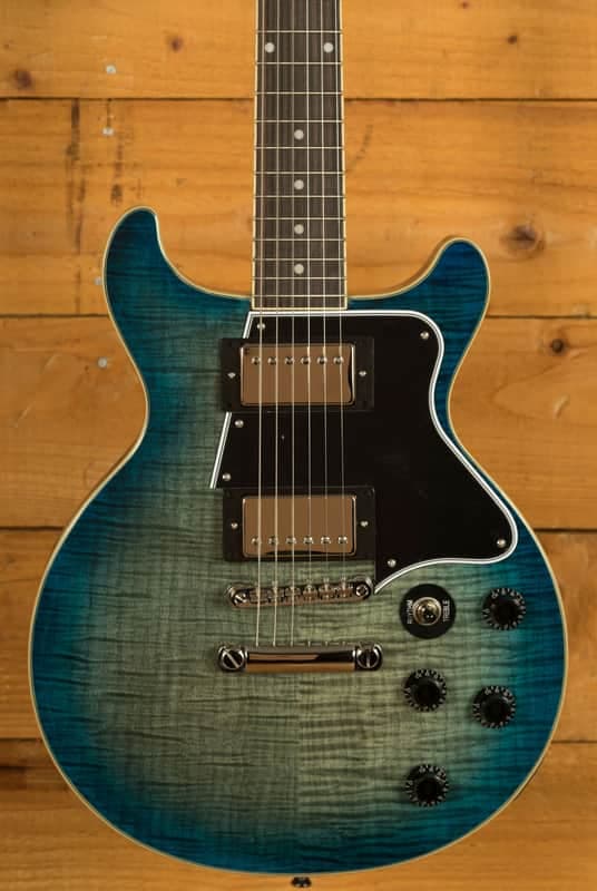 Epiphone Les Paul Special Double Cut Figured - Ocean Water