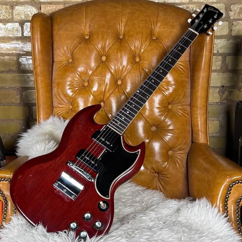 1966 Gibson SG Special Vintage Cherry Made In Kalamazoo Small Guard Electric Guitar!