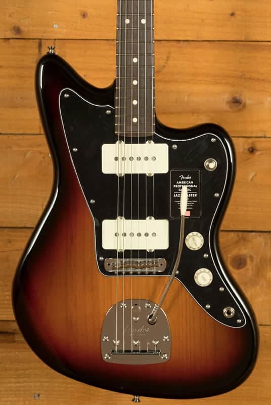 Fender American Professional Classic Jazzmaster - Rosewood - 3-Colour Sunburst