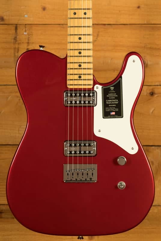 Fender 75th Anniversary American Professional Classic Cabronita Telecaster - Maple - Candy Apple Red