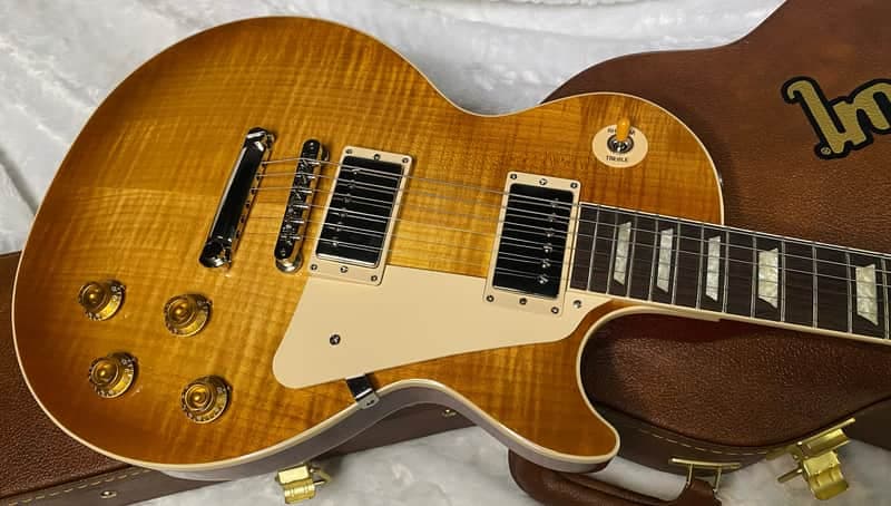 NEW! ! Gibson Les Paul 50's Standard - Custom Shop Dirty Lemon - Beautiful Flame Top - Limited Edition - Authorized Dealer - 10 lbs - G06358