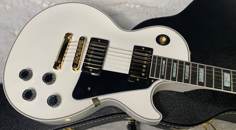 NEW! Gibson Les Paul Custom - Alpine White - Ebony Board - Authorized Dealer - Only 9.9lbs - G06454