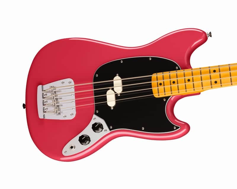Fender American Professional Classic Mustang Bass - Faded Dakota Red
