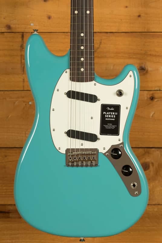Fender Player II Mustang - Rosewood - Aquatone Blue