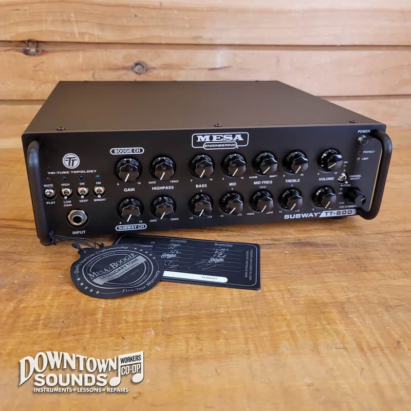 Mesa/Boogie Subway TT-800 Lightweight 800-Watt Bass Head - Black