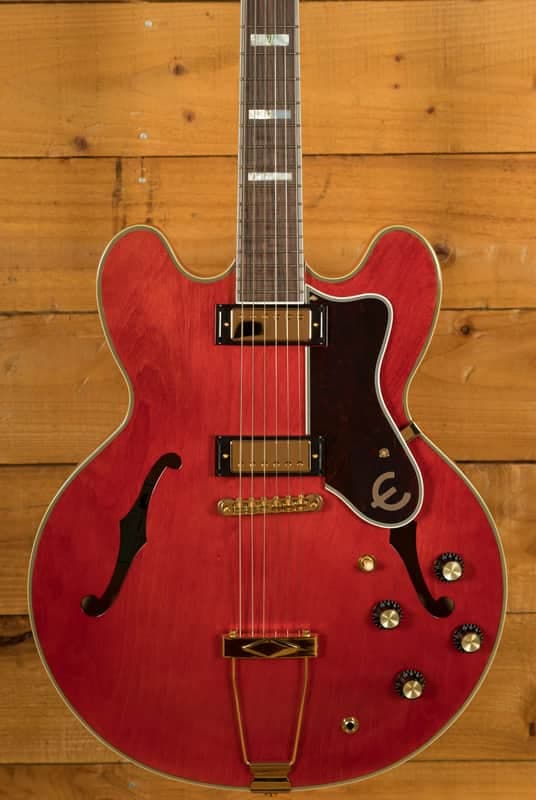Epiphone Masterbilt Gem Archer Signature Sheraton - Rosewood - Cherry Red