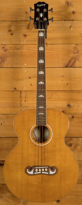 Epiphone El Capitan J-200 Studio Bass | Aged Vintage Natural