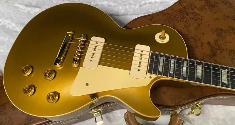 NEW! Gibson Custom 1956 Les Paul Standard Reissue Electric Guitar - All Gold, Light Aged 2026 Limited Edition Collection - Authorized Dealer - In-Stock! - 8.95bs - G07597