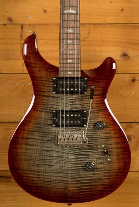 PRS SE Custom | Custom 24 - Charcoal Cherry Burst
