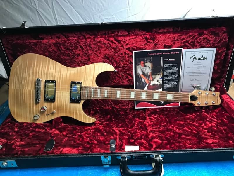 Fender Showmaster Set Neck 2003 - Natural Flame