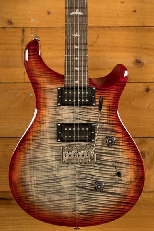 PRS SE Custom | Custom 24 - Charcoal Cherry Burst