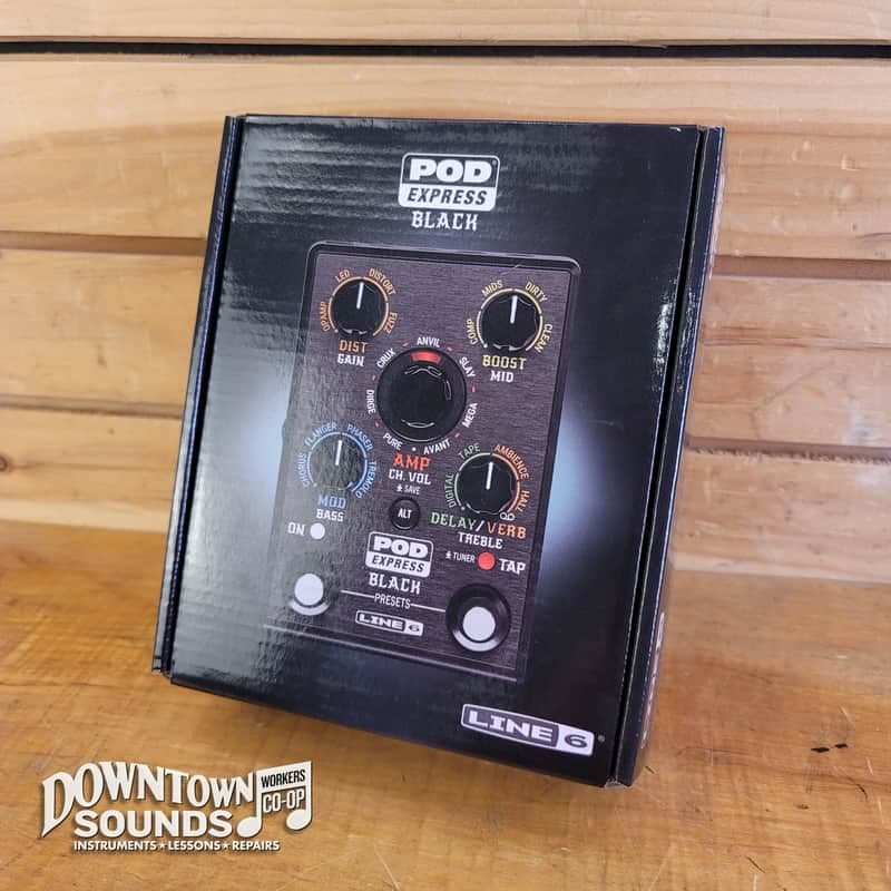 Line 6 Pod Express Lightweight Guitar Amp and Effects Processor - Black