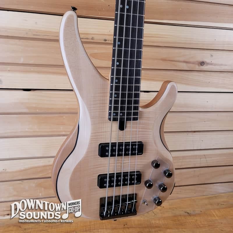 Yamaha TRBX605FM 5-String Bass - Natural Satin