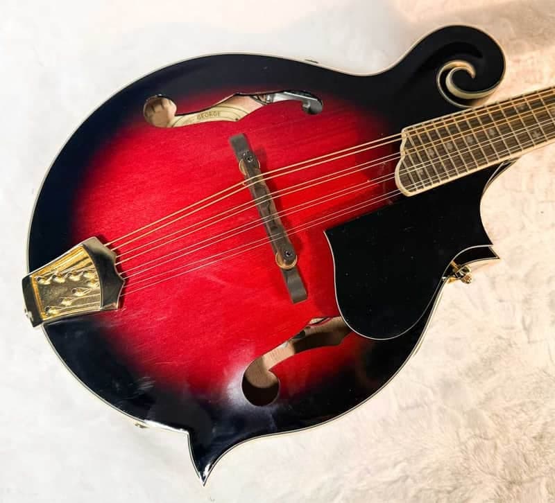 Washburn M3SWE Americana Series F-Style Mandolin with Electronics. Trans Wine Red M3SWETWRK