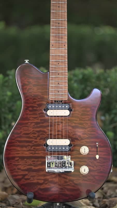 Music Man Axis Super Sport HHT - Roasted Amber Quilt