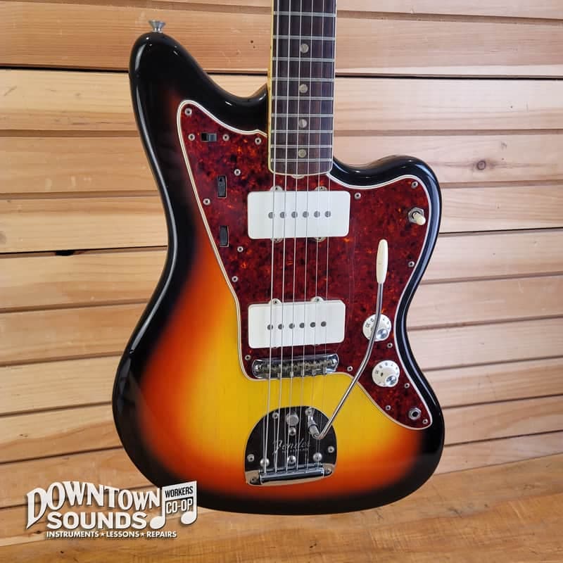 1966 Fender Jazzmaster with Fender OHSC - 3-Tone Sunburst, 8lbs