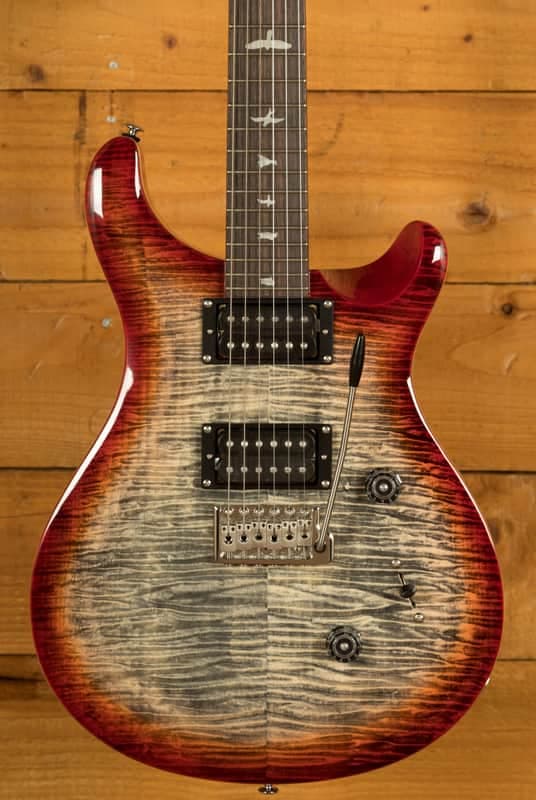 PRS SE Custom | Custom 24 - Charcoal Cherry Burst