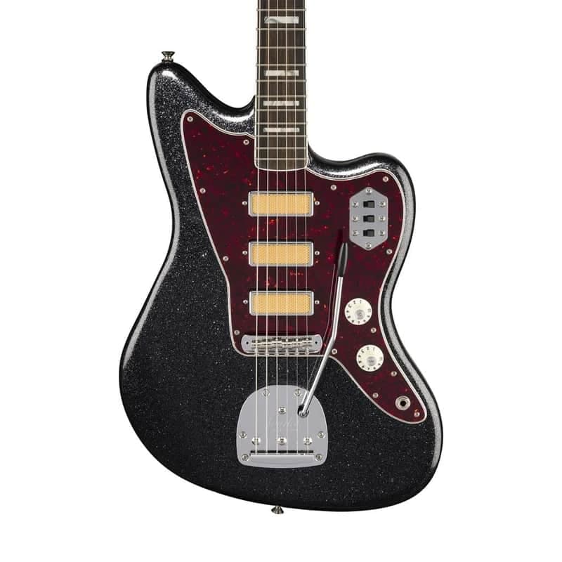Limited Edition FSR Fender Gold Foil Jazzmaster - Black Sparkle