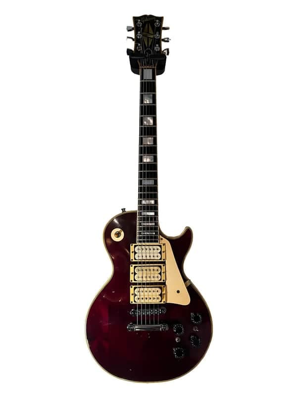 Vintage Gibson Les Paul Custom Norlin Era Electric Guitar 1976 - Wine Red