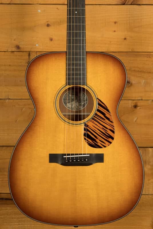 Collings OM1 - Custom Western Shaded Top - Torrefied Adirondack Top