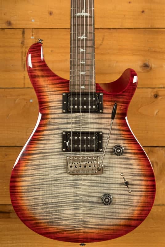 PRS SE Custom | Custom 24 - Charcoal Cherry Burst