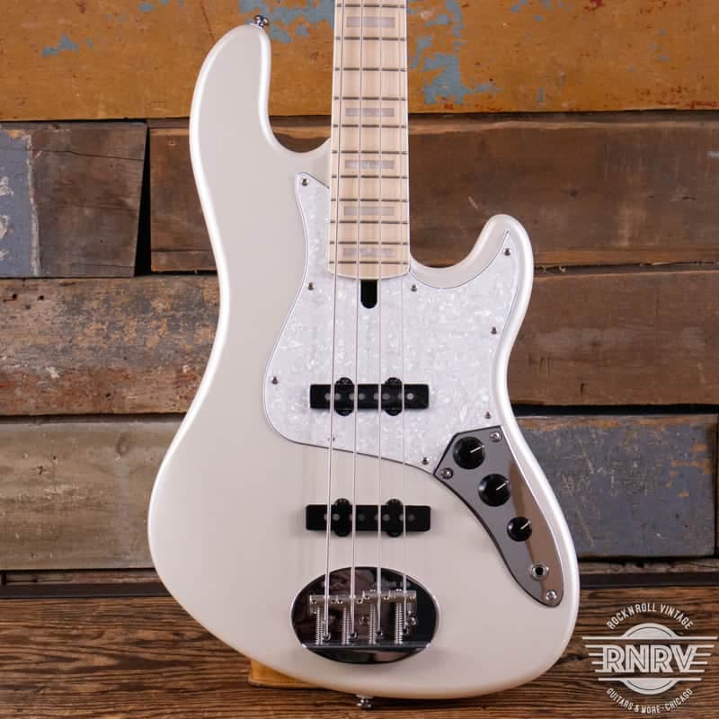 Lakland Skyline DJ-4 Darryl Jones Signature 4-String with Rosewood Fretboard - White Pearl