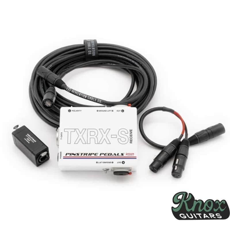 Pinstripe Pedals TXRX-S-exp – (Expansion Kit for DISO+) Stereo Analog Guitar Signal Management System via TCAT5e - 100 ft