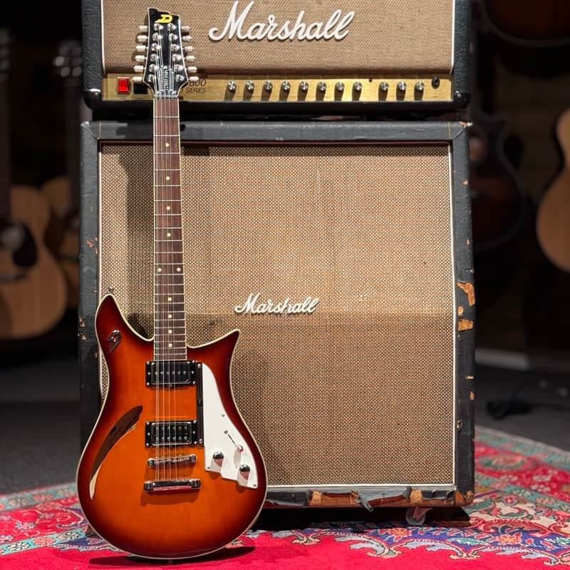 Duesenberg Double Cat Semi-Hollow 12-String Guitar 2023 - Fire Burst