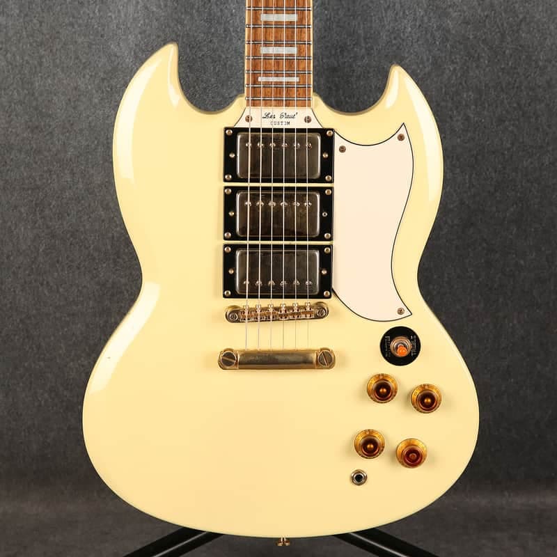 Epiphone G-400 Les Paul (SG) Custom - Antique Ivory - 2nd Hand (167881)