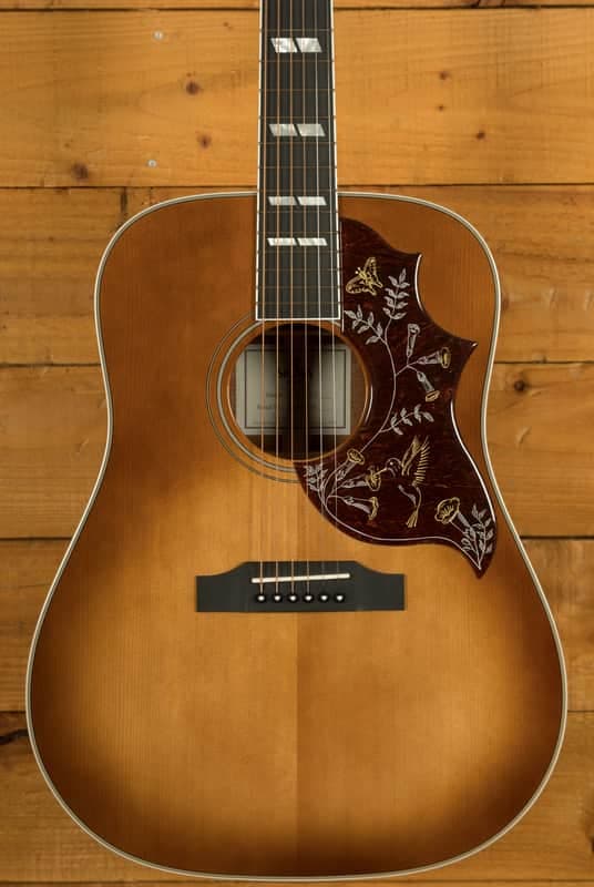 Sigma DM-SG5 w/Fishman Sonitone - Micarta - Heritage Cherry Sunburst