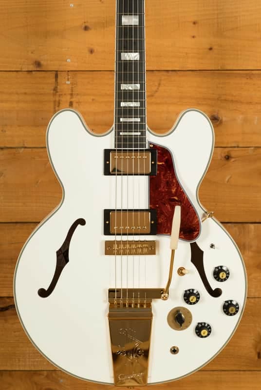 Epiphone Inspired by Gibson Custom Alex Lifeson 1976 ES-355 | Alpine White