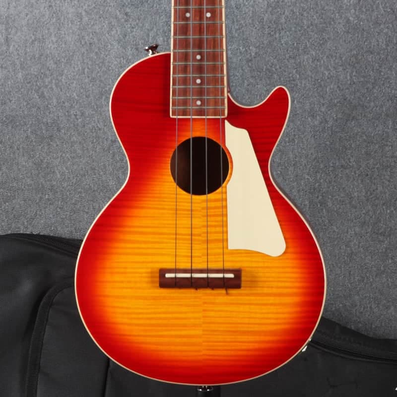 Epiphone Les Paul Electro-Acoustic Ukulele - Cherry - 2nd Hand