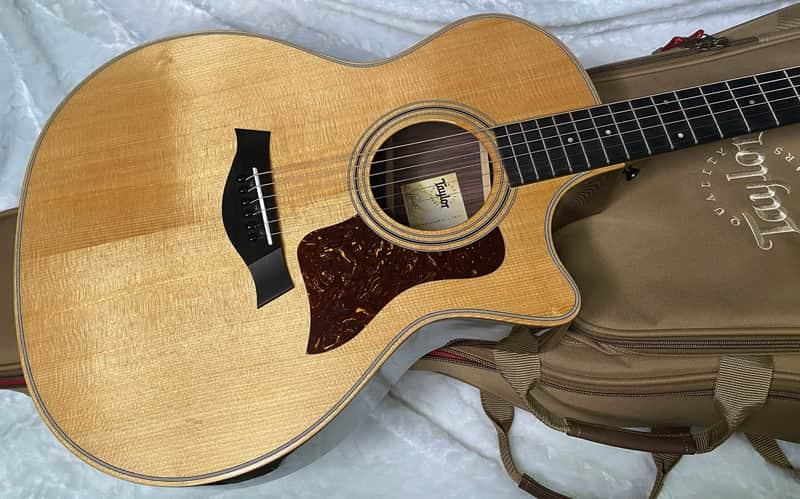 NEW! Taylor 414ce Studio Acoustic-Electric Guitar - Natural - 4.7lbs - Authorized Dealer - G06252