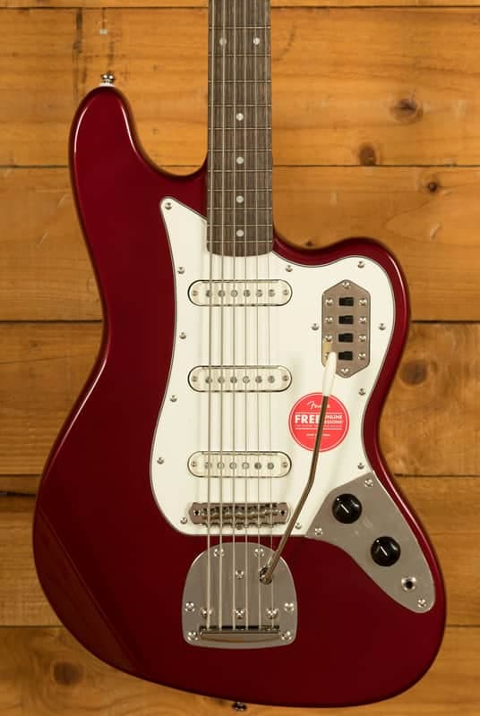 Squier Classic Vibe Bass VI - Laurel - Candy Apple Red