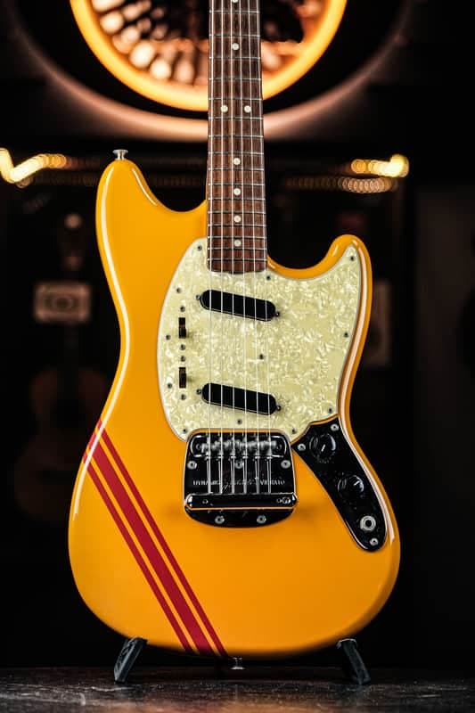 2010 Fender MG-69 Beck Signature Mustang competition capri orange