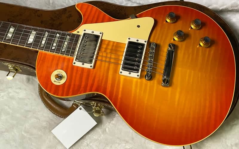 NEW! Gibson Custom 1960 Les Paul Standard Reissue VOS - Tangerine Burst - Authorized Dealer - Only 8.35 lbs - G07603