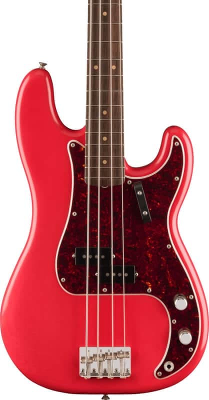 Fender Limited Edition Vintera II Road Worn '60s Precision Bass- Fiesta Red (Pre Order)