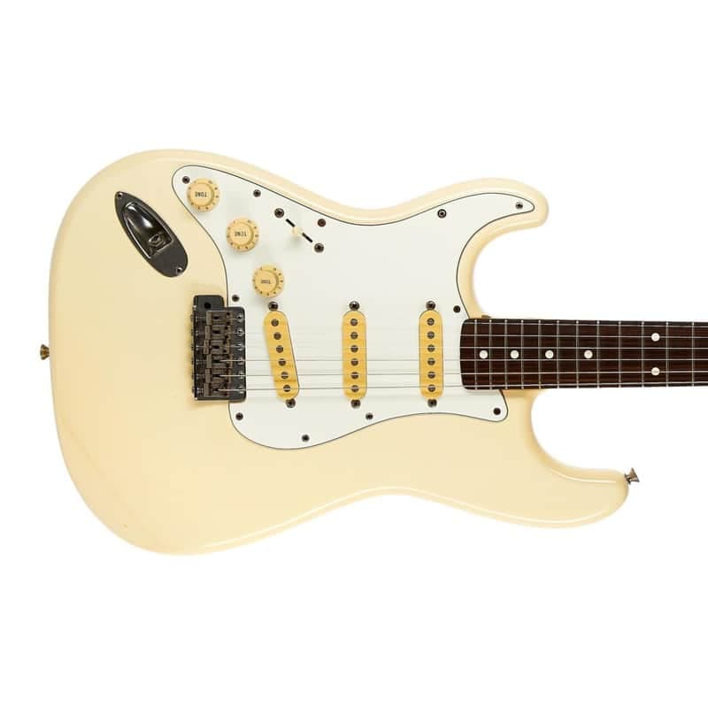 Fender MIJ Stratocaster Left Handed Olympic White (Pre-owned, 1985, VG+) #C25322