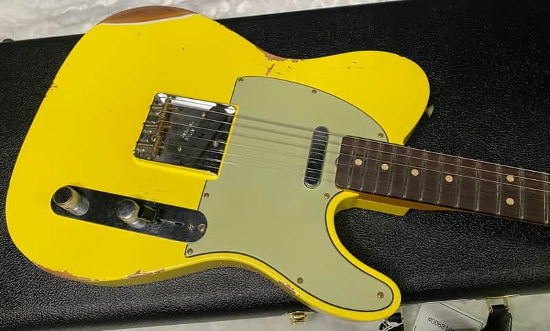 NEW! Fender '63 Relic Limited Edition Telecaster - Handwound PU's - Custom Shop - Authorized Dealer - Canary Yellow - 7.25lbs - G06490