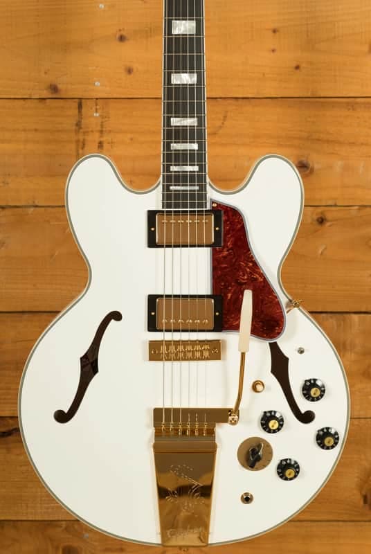 Epiphone Inspired by Gibson Custom Alex Lifeson 1976 ES-355 | Alpine White