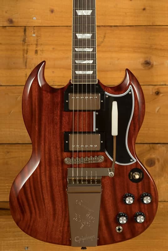 Epiphone Inspired By Gibson Custom 1964 SG Standard w/Maestro Vibrola Reissue | Cherry Red