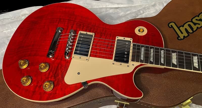 NEW ! Gibson Les Paul Standard '50s Sixties Cherry - Only 8.4 lbs - Amazing Flame Top - Authorized Dealer - G07436