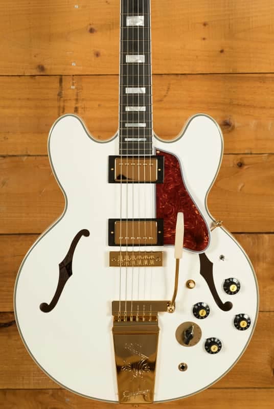 Epiphone Inspired by Gibson Custom Alex Lifeson 1976 ES-355 | Alpine White