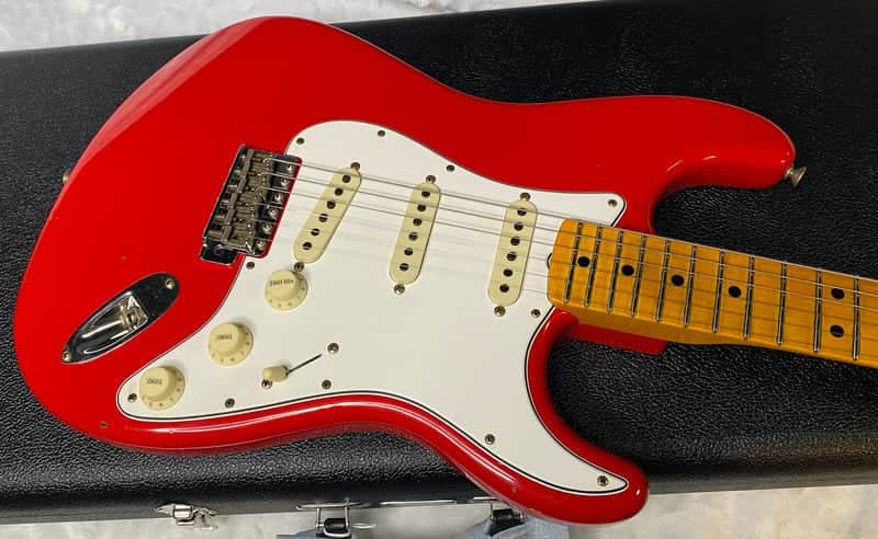 NEW! Fender Custom Shop Special Run '69 Stratocaster Journeyman Relic - Handwound P/U's - Aged Ferrari Red - Reverse Headstock - 7.8lbs - Authorized Dealer - One OFF! SUPRE RARE! G06975