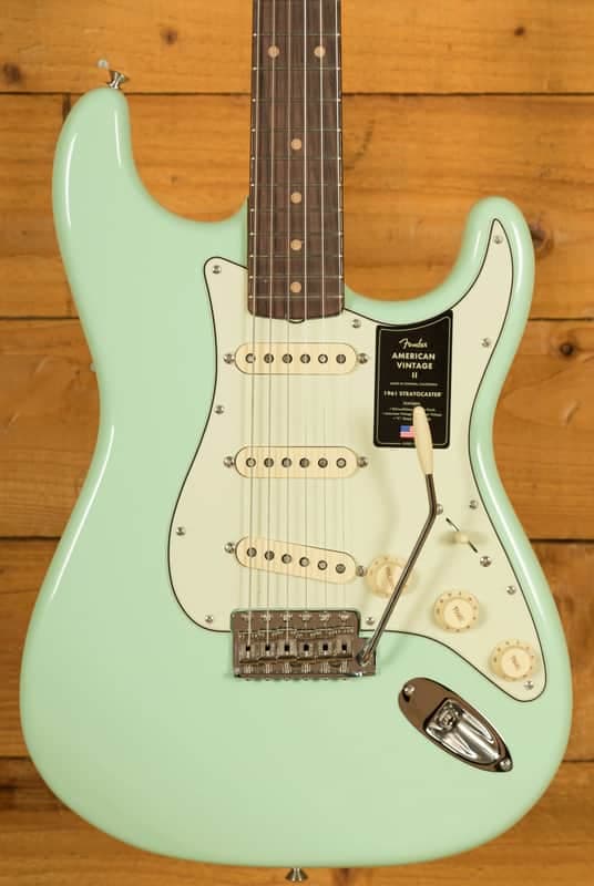 Fender American Vintage II 1961 Stratocaster - Rosewood - Surf Green
