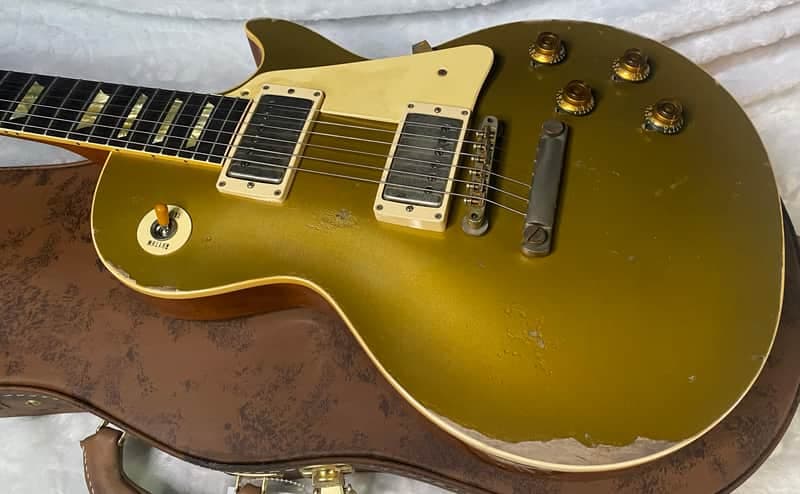 NEW! Gibson Custom 1957 Les Paul Standard - Mustard Gold, Ultra Heavy Aged - Limited Edition 2026 Custom Collection - 8.45lbs - IN-STOCK! - Authorized Dealer - G07578