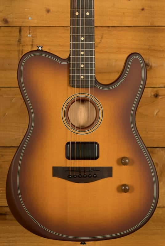 Fender Acoustasonic Standard Telecaster - Rosewood - Honey Burst